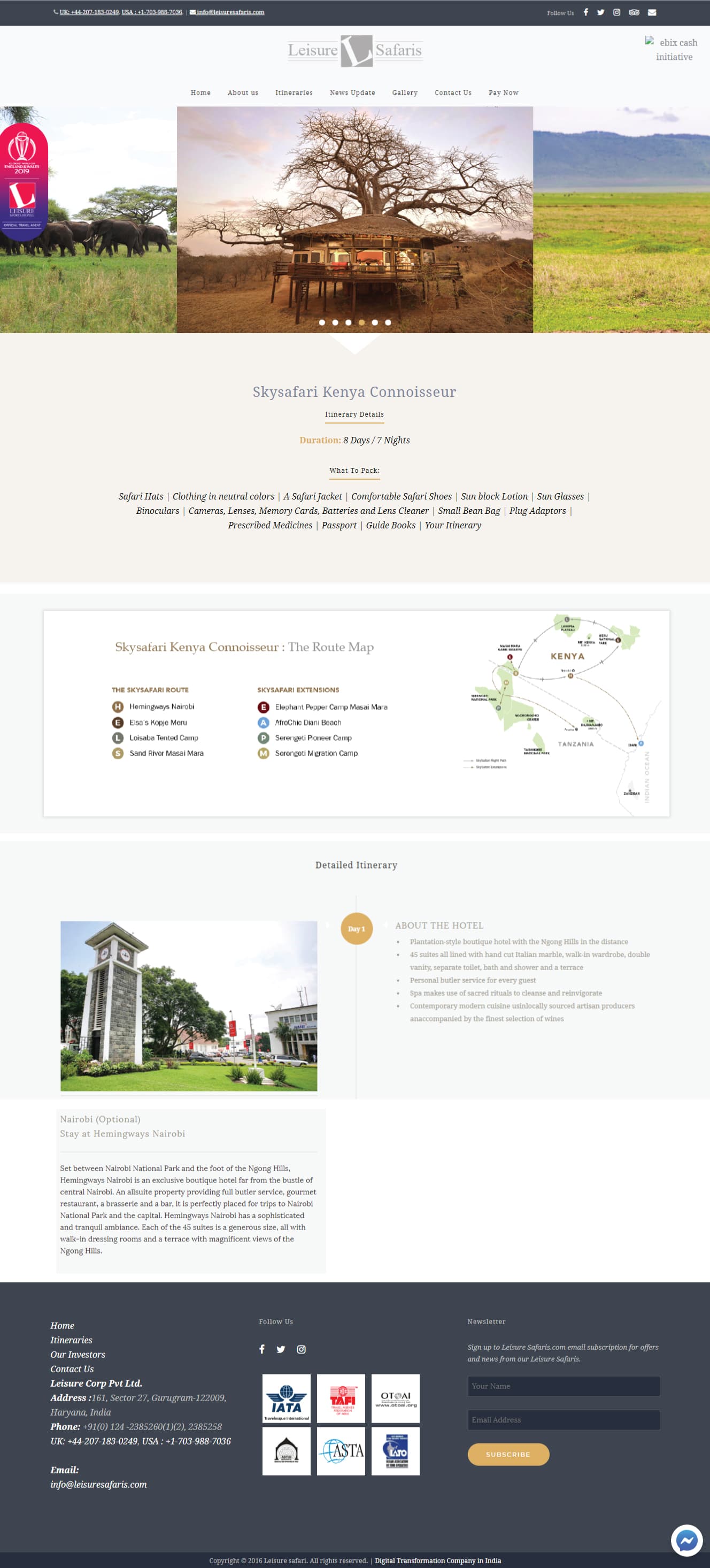 Landing pages design