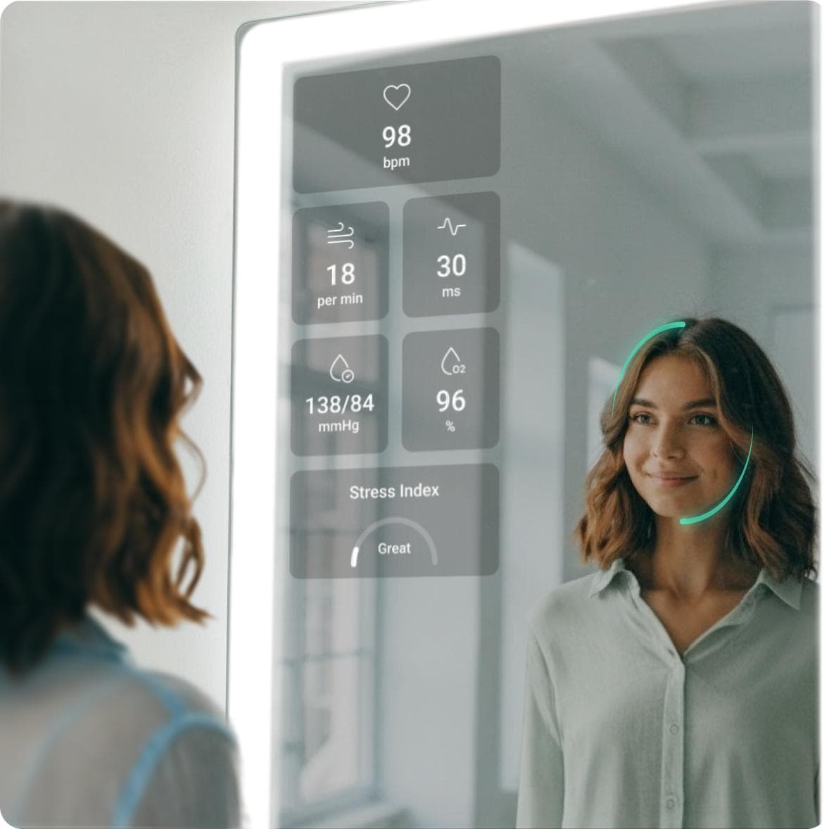 rppg and computer vision smart mirror