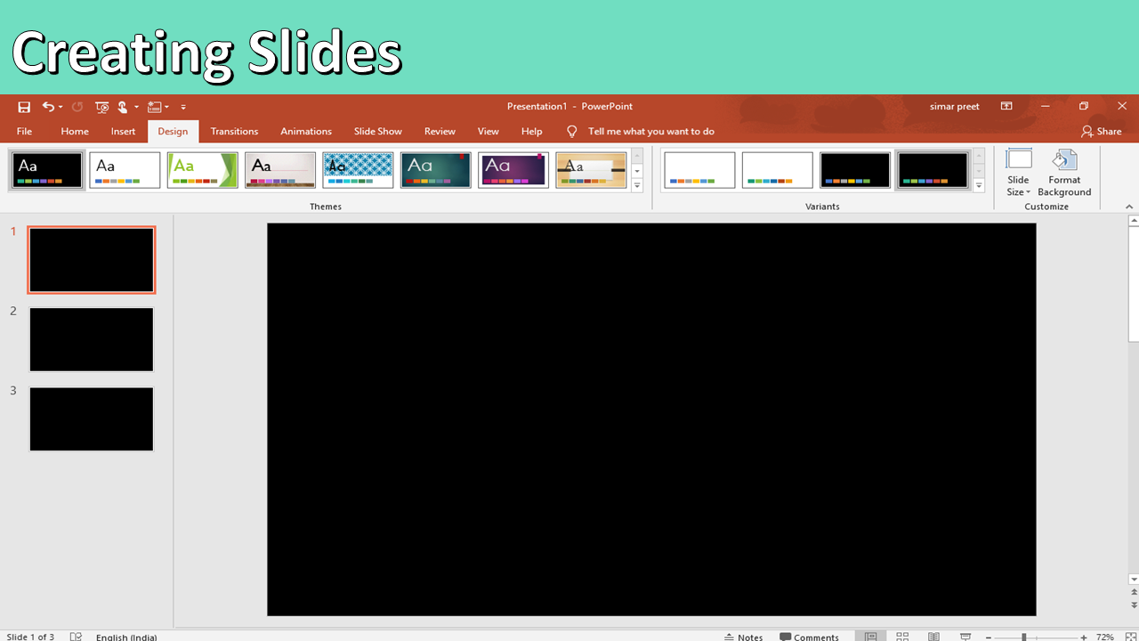 how to create slides in powerpoint