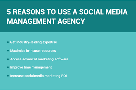 5 REASONS TO USE A SOCIAL MEDIA MANAGEMENT AGENCY