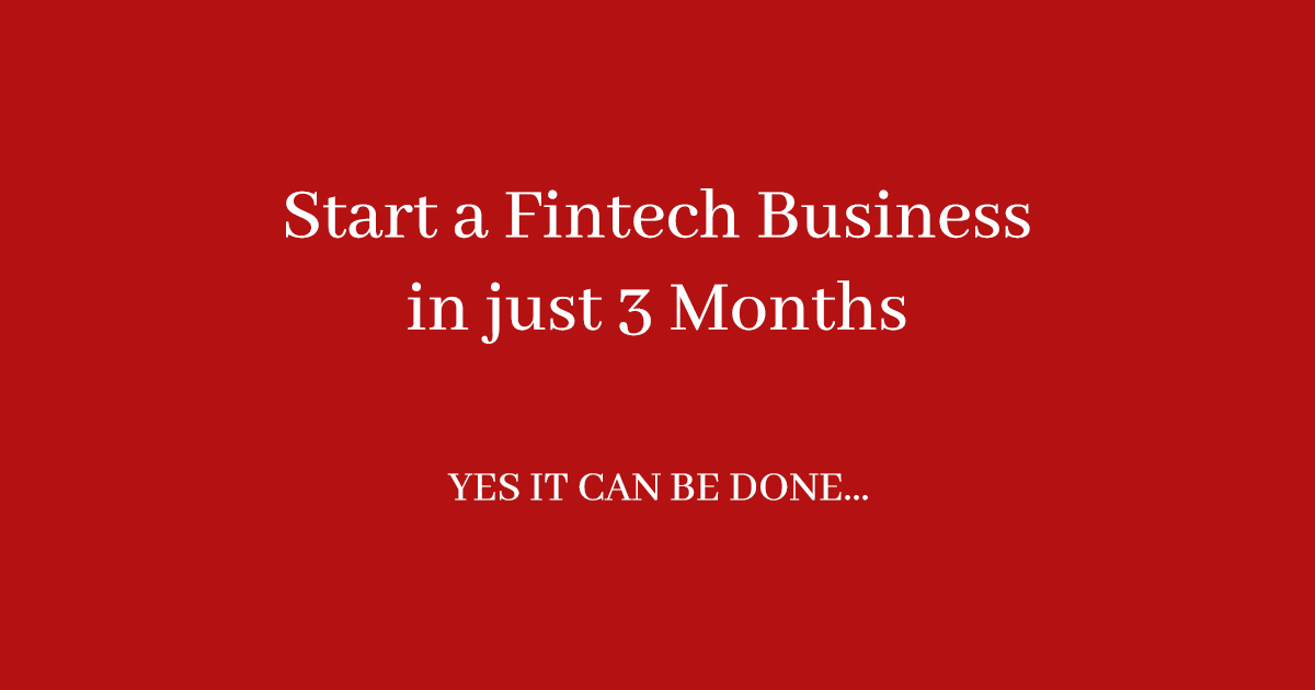 start fintech business in india in 90 days