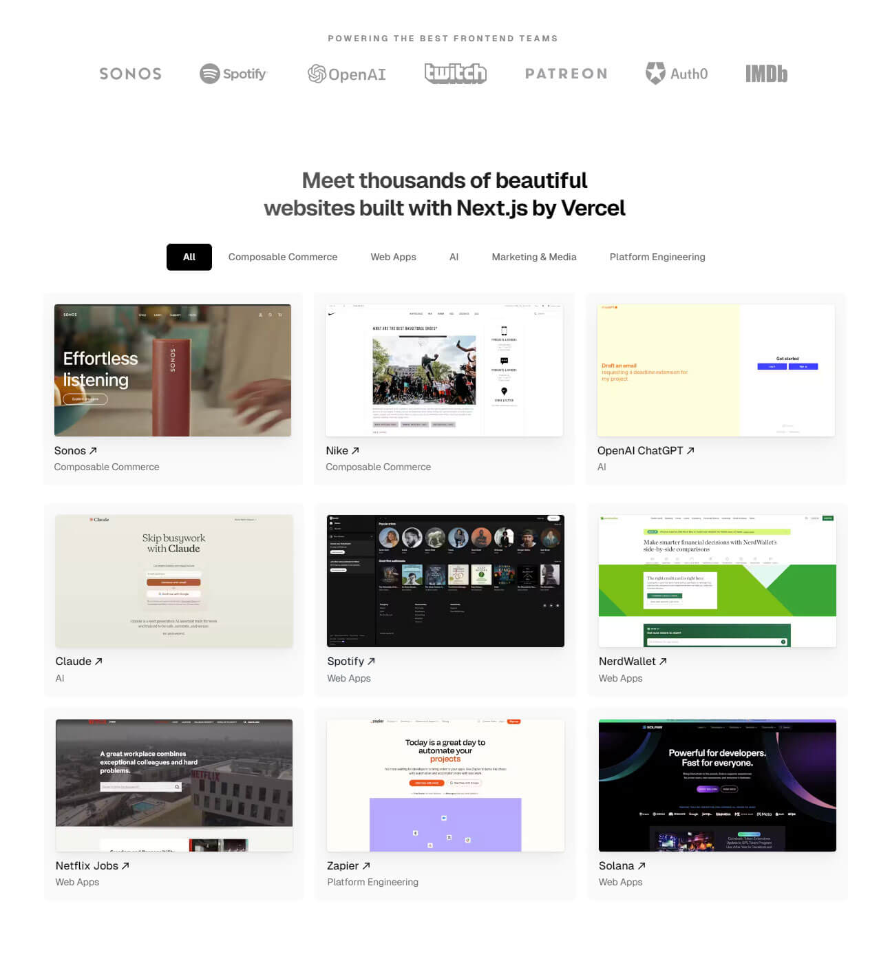 NextJs Showcase